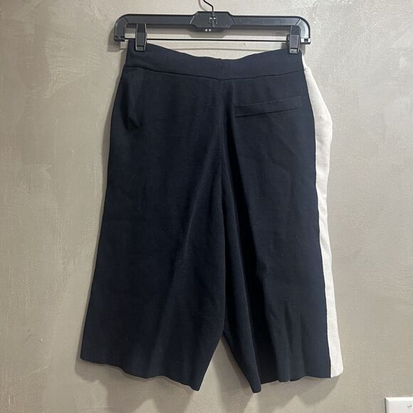 Reiss Men's Knit Colorblock Drawstring Navy White Shorts XS NEW - Picture 4 of 6